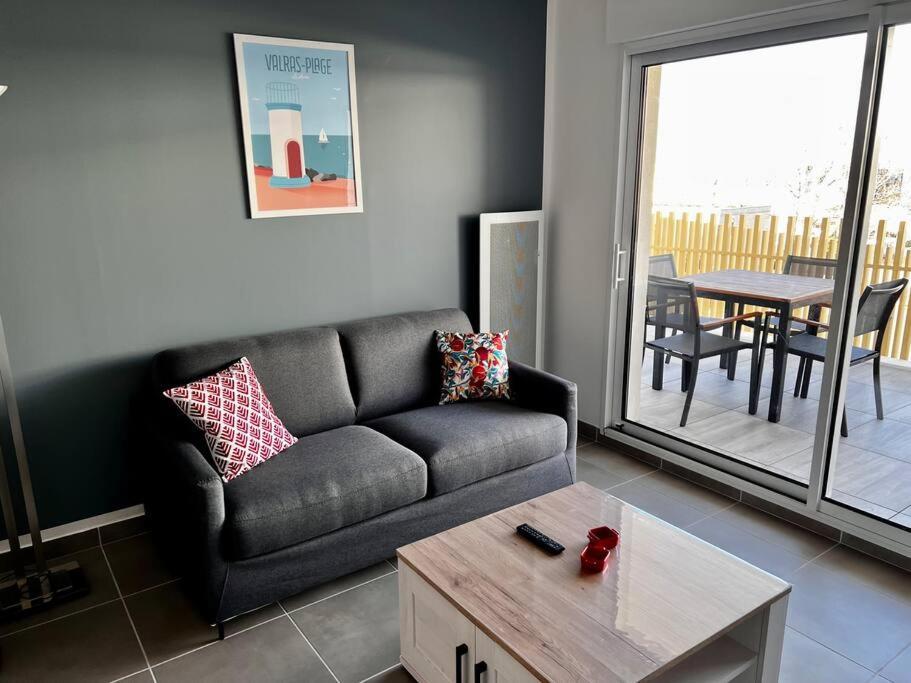 T2 Neuf + Piscine, 5 Mn A Pied Des Plages Sérignan Exterior foto